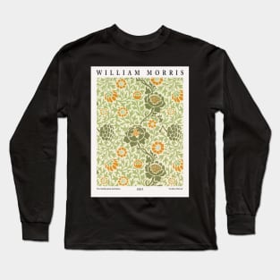 William Morris Grafton Pattern, Exhibition Wall Art, Museum Art Poster, Men Women Gift Long Sleeve T-Shirt